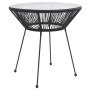 Juego de comedor de jardín 5 piezas ratán PVC negro de vidaXL, Conjuntos de jardín - Ref: Foro24-3060280, Precio: 499,88 €, D...