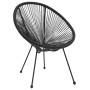 Juego de comedor de jardín 5 piezas ratán PVC negro de vidaXL, Conjuntos de jardín - Ref: Foro24-3060280, Precio: 499,88 €, D...