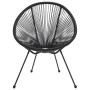 Juego de comedor de jardín 5 piezas ratán PVC negro de vidaXL, Conjuntos de jardín - Ref: Foro24-3060280, Precio: 499,88 €, D...