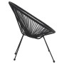 Juego de comedor de jardín 5 piezas ratán PVC negro de vidaXL, Conjuntos de jardín - Ref: Foro24-3060280, Precio: 499,88 €, D...