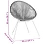 Juego de comedor de jardín 5 piezas ratán PVC negro de vidaXL, Conjuntos de jardín - Ref: Foro24-3060280, Precio: 499,88 €, D...