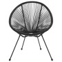 Juego de comedor de jardín 3 piezas ratán PVC negro de vidaXL, Conjuntos de jardín - Ref: Foro24-3060279, Precio: 274,31 €, D...