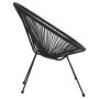 Juego de comedor de jardín 3 piezas ratán PVC negro de vidaXL, Conjuntos de jardín - Ref: Foro24-3060279, Precio: 274,31 €, D...