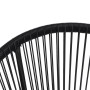 Juego de comedor de jardín 3 piezas ratán PVC negro de vidaXL, Conjuntos de jardín - Ref: Foro24-3060279, Precio: 274,31 €, D...