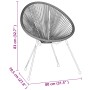 Juego de comedor de jardín 3 piezas ratán PVC negro de vidaXL, Conjuntos de jardín - Ref: Foro24-3060279, Precio: 274,31 €, D...