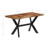 Mesa de comedor madera maciza de acacia 140x70x75 cm en Mesas de comedor | Comprar online en Foru.es