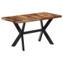 Mesa de comedor madera maciza de acacia 140x70x75 cm en Mesas de comedor | Comprar online en Foru.es