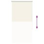 Estor Enrollable Opaco Blanco Roto 70x130cm Tela Ancho 65,7cm de , Persianas y estores - Ref: Foro24-4011616, Precio: 24,33 €...