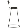 Taburetes de barra 2 uds negro 49x43x103 cm madera maciza mango de , Taburetes de cocina - Ref: Foro24-4013515, Precio: 140,0...