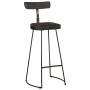 Taburetes de barra 2 uds negro 49x43x103 cm madera maciza mango de , Taburetes de cocina - Ref: Foro24-4013515, Precio: 140,0...