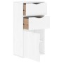 Mueble auxiliar con cajones ODDA blanco 40x24x79 cm madera pino de , Aparadores - Ref: Foro24-4103598, Precio: 69,59 €, Descu...