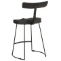 Taburetes de barra 2 uds negro 49x43x79 cm madera maciza mango de , Taburetes de cocina - Ref: Foro24-4013517, Precio: 118,41...