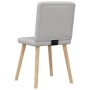 Sillas de comedor 2 uds tela gris nube de , Sillas de comedor - Ref: Foro24-4101206, Precio: 103,21 €, Descuento: %