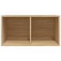 Caja para discos de vinilo madera contrachapada 71x34x36 cm de vidaXL, Almacenamiento para CD y DVD - Ref: Foro24-800120, Pre...