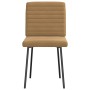Sillas de comedor 4 unidades terciopelo marrón de , Sillas de comedor - Ref: Foro24-3315264, Precio: 176,53 €, Descuento: %