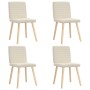 Sillas de comedor 4 unidades lino de , Sillas de comedor - Ref: Foro24-3315285, Precio: 209,58 €, Descuento: %