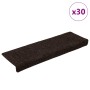 Alfombrilla autoadhesiva escalera 30 uds marrón 65x21x4cm de , Alfombrillas para escalones - Ref: Foro24-3365698, Precio: 88,...