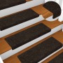 Alfombrilla autoadhesiva escalera 30 uds marrón 65x21x4cm de , Alfombrillas para escalones - Ref: Foro24-3365698, Precio: 88,...