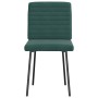Sillas de comedor 4 unidades terciopelo verde oscuro de , Sillas de comedor - Ref: Foro24-3315258, Precio: 166,63 €, Descuent...