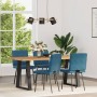 Sillas de comedor 4 unidades terciopelo azul de , Sillas de comedor - Ref: Foro24-3315266, Precio: 166,63 €, Descuento: %