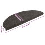 Alfombrilla autoadhesiva escalera 20 uds antracita 65x21x4 cm de , Alfombrillas para escalones - Ref: Foro24-3365651, Precio:...