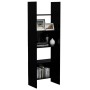 Estantería de madera contrachapada negro 60x35x180 cm de vidaXL, Librerías y estanterías - Ref: Foro24-803408, Precio: 69,07 ...