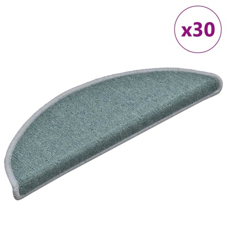 Alfombrilla escalera 30 uds azul 56x17x3 cm de , Alfombrillas para escalones - Ref: Foro24-3365742, Precio: 106,15 €, Descuen...