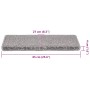 Alfombrilla escalera 30 uds 65x21x4 cm gris de , Alfombrillas para escalones - Ref: Foro24-3365825, Precio: 185,40 €, Descuen...