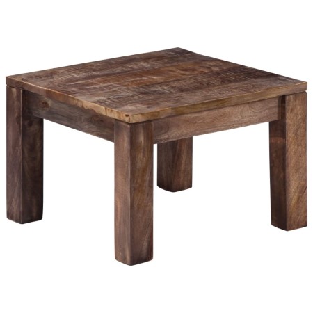Mesa de centro madera maciza de mango 50x50x35 cm en Mesas de centro | Comprar online en Foru.es