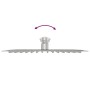 Cabezal de ducha cuadrado efecto lluvia acero inox 304 25x25 cm de , Cabezales de ducha - Ref: Foro24-4103913, Precio: 20,29 ...