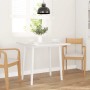 Mesa de comedor de madera maciza de caucho blanco de , Mesas de cocina y de comedor - Ref: Foro24-4102534, Precio: 131,48 €, ...