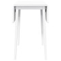 Mesa de comedor de madera maciza de caucho blanco de , Mesas de cocina y de comedor - Ref: Foro24-4102534, Precio: 131,48 €, ...