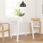 Mesa de comedor de madera maciza de caucho blanco de , Mesas de cocina y de comedor - Ref: Foro24-4102529, Precio: 141,36 €, ...
