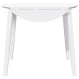 Mesa de comedor de madera maciza de caucho blanco de , Mesas de cocina y de comedor - Ref: Foro24-4102529, Precio: 141,36 €, ...