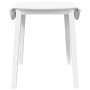 Mesa de comedor de madera maciza de caucho blanco de , Mesas de cocina y de comedor - Ref: Foro24-4102529, Precio: 141,36 €, ...