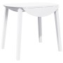 Mesa de comedor de madera maciza de caucho blanco de , Mesas de cocina y de comedor - Ref: Foro24-4102529, Precio: 141,36 €, ...