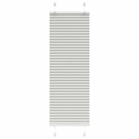 Estor Plisado gris claro 40x150 cm Tela Ancho 39,4 cm Poliéster de , Persianas y estores - Ref: Foro24-4015335, Precio: 14,58...