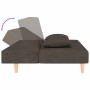 Sofá cama de 2 plazas con dos almohadas tela marrón de , Sofás - Ref: Foro24-375891, Precio: 227,59 €, Descuento: %