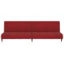 Sofá cama de 2 plazas terciopelo color vino tinto de , Sofás - Ref: Foro24-375879, Precio: 235,08 €, Descuento: %