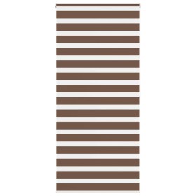 Estor cebra marrón 110x200 cm tejido ancho 105,9 cm poliéster de , Persianas y estores - Ref: Foro24-4014367, Precio: 30,67 €...