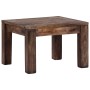 Mesa de centro madera maciza de mango 50x50x35 cm en Mesas de centro | Comprar online en Foru.es