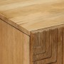 Aparadores 3 piezas madera maciza mango marrón 60x33x75 cm de , Taquillas y armarios de almacenamiento - Ref: Foro24-3310005,...
