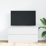 Mueble para TV madera contrachapada blanco 100x35x54 cm de , Muebles TV - Ref: Foro24-861805, Precio: 98,30 €, Descuento: %
