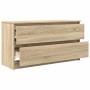 Mueble de TV madera de ingeniería roble Sonoma 100x35x54 cm de , Muebles TV - Ref: Foro24-861807, Precio: 88,48 €, Descuento: %
