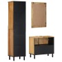 Conjunto de muebles de baño 3 uds marrón madera maciza de mango de , Muebles de baño - Ref: Foro24-3310007, Precio: 388,86 €,...