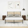 Mesillas de noche con luces LED 2 uds roble ahumado 38x34x50 cm de , Mesitas de noche - Ref: Foro24-861292, Precio: 94,49 €, ...