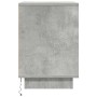 Mesitas de noche con luces LED 2 uds gris hormigón 38x34x50 cm de , Mesitas de noche - Ref: Foro24-861290, Precio: 97,08 €, D...