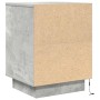 Mesitas de noche con luces LED 2 uds gris hormigón 38x34x50 cm de , Mesitas de noche - Ref: Foro24-861290, Precio: 97,08 €, D...