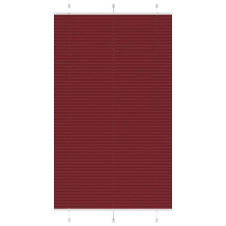 Estor Plisado rojo burdeos 120x200 cm Tela Ancho 119,4 cm de , Persianas y estores - Ref: Foro24-4015266, Precio: 28,64 €, De...