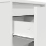 Mesilla de noche con luces LED blanca 38x34x65 cm de , Mesitas de noche - Ref: Foro24-861301, Precio: 75,49 €, Descuento: %